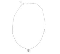 Guess Collier Stylish Coin Necklace Mod. JUBN04593JWRHT-U – Rhodium argenté