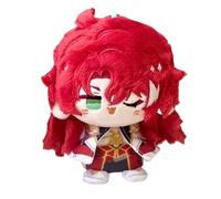 PulseLaaab Honkai Star Rail Clé à Peluche, Figurine Animée 12cm Jouet Mignon et Doux for Fans de Jeux (Argenti)