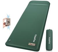 PulsePine Matelas de couchage autogonflant avec pompe électrique, matelas de camping en mousse à mémoire de forme de 7,9 cm d'épaisseur avec oreiller, gonflage et dégonflage rapides, tapis de couchage