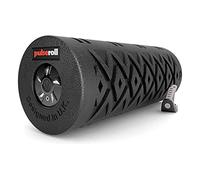 Pulseroll PRO Athlete Rouleau de massage des tissus profonds pour massage musculaire et soulagement myofascial 5 vitesses avec télécommande Noir