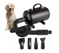 Pulseur Chien Professionnel Souffleur Chien Séchoir Sèche-Poils Toilettage Sèche-Cheveux pour Chien 2800W Sèche-Cheveux pour Animaux