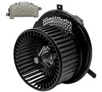 Pulseur d’air compatible pour Golf 5, Golf 6, Golf +, A3, TT, Q3, Leon, Altea, Passat, Octavia, Tiguan, Touran, Sharan, Jetta, Scirocco... | CLIM AUTO | AVEC RÉSISTANCE CHAUFFAGE. 1K1820015, 3C1820015