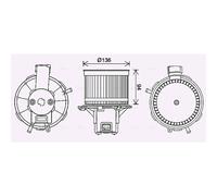 Pulseur d'air habitacle AVA COOLING FT8465