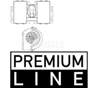 Pulseur d'air habitacle MAHLE AB 180 000P