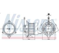 Pulseur d'air habitacle NISSENS 87579 pour GLB (X247) 1.3 2019-