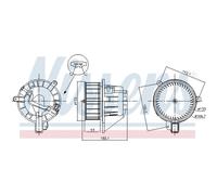 Pulseur d'air habitacle NISSENS NIS 87546