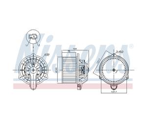 Pulseur d'air habitacle NISSENS NIS 87568