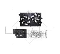 Pulseur d'air habitacle NRF 47003