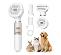 Pulseur pour Chien, Aspirateur poil de Chien sans fil | Puissance à 10 KPA, avec 4 Embouts de Soufflage et D’aspiration, Nettoyage et Entretien en un seul Appareil, Facile à Ranger