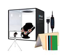 PULUZ 11.8inch / 30cm Pliant Photography Portable Shooting Light Tent Boîte à lumière for Product Display, Small Photo Studio Tent Box Kit with 6 Color Backdrops for Camera Cellphone Shooting
