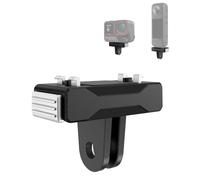 PULUZ Adaptateur de trépied à dégagement Rapide pour Insta360 X5 X4 Air Ace Pro Pro 2, Interface Universelle pour trépieds, Supports, Perche à Selfie et Autres Accessoires de caméra d'action