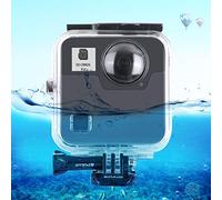 PULUZ Boîtier de plongée étanche 45 m pour GoPro Fusion, avec boucle de fixation et vis