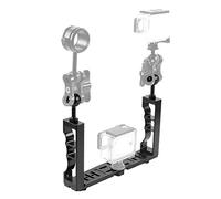 Puluz Bras de lampe réglable en aluminium CNC pour DJI Osmo Action, GoPro Hero / HERO7 / 6 / 5 / 5 Session / 4 Session / 4 / 3 + / 3 / 2 / 1 et tout autre appareil photo