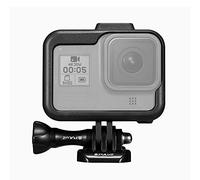 PULUZ Cadre de Fixation pour GoPro Hero 8 Noir, Cadre Standard en Plastique ABS avec Boucle de Base et vis Longue pour GoPro Hero 8 Noir