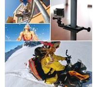 PULUZ Caméscope CNC trépied Adaptateur de montage pour GoPro 6 5 4 3/3 2 1 Pealer1307 G