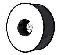 PULUZ Diffuseur de flash rond 45 cm - Diffuseur de flash portable - Pour Speedlight Macro Portrait - Pour studio photo