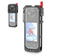 PULUZ Étui de protection en métal pour Insta360 X5 - Cadre utilitaire avec cache d'objectif, adaptateur d'extension, accessoires de caméra d'action Insta 360 X5