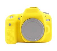 PULUZ Étui de protection en silicone souple pour appareil photo numérique Canon EOS 90D Jaune