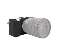 PULUZ Étui de protection en silicone souple pour appareil photo Sony A7C / ILCE-7C - Anti-rayures - En caoutchouc de silicone souple - Coque de protection amovible - Noir