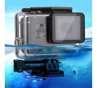 PULUZ for GoPro HERO6 /5 30m Underwater Waterproof Housing Diving Protective Case with Buckle Basic Mount & Screw