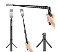 PULUZ Insta 360 Bullet Time Selfie Stick Kit pour Insta360 X3 X4 X5 ONE X2, Perche à selfie de 114 cm et mini trépied pour appareil photo avec double vis 1/4