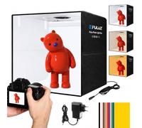 PULUZ Light Box Photo 50cm/20inch, Studio Photo Professionnelle avec 3 Couleurs Températures 200 LEDs 6500k& 20W USB-PD & 12 Fonds Photo pour la Photographie de Produits