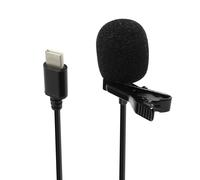 Puluz Micro Cravate USB-C Omnidirectionnel Bonnette Anti-vent 1.5m Noir