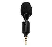 Puluz Micro Jack 3.5mm Smartphone Omnidirectionnel Bonnette anti-vent Noir