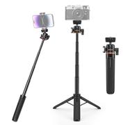 PULUZ Mini Phone Camera Extension Tripod Stand 360 Degree Ball Head Cold Shoe Selfie Stick