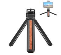 PULUZ Mini Trépied de Table de Bureau Accessoire Photo avec Poignée à Selfie pour Téléphone Portable avec Tête de Trépied, Trépied pour Appareil Photo de Bureau