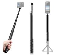 PULUZ Perche à selfie invisible 150 cm, Insta 360 Perche à selfie invisible pour DJI Osmo 360 pour Insta360 One RS / X2 X3 X4 X5
