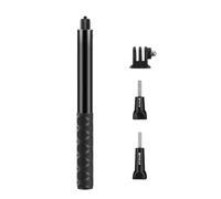 PULUZ Perche à selfie invisible de 114 cm pour Insta360, extension invisible monopode avec base adaptateur et double vis pour Insta360 One RS/X2/X3/X4