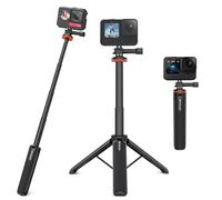 PULUZ Perche de caméra d'action 52 cm pour Insta360 One X2 X3 X4X5, Insta 360 Trépied Selfie Stick pour DJI Osmo 360 Action 5 Pro Pocket 3 Ation3 4 pour GoPro 13 12 11 10 9