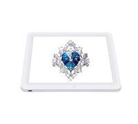 PULUZ Photo Studio LED Panneau Lumineux sans Ombre 8 "X 8" / 20 x 20 cm Photographie Softbox Lumière inférieure avec câble d'alimentation USB pour Les Bijoux Alimentaires Tir
