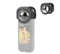 PULUZ Protection d'objectif pour Insta360 X4, protection d'objectif en verre optique pour insta 360 X4 amovible, étanche et anti-rayures