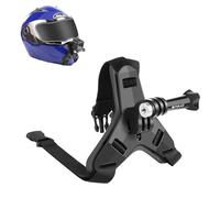 PULUZ Sangle de menton pour casque de moto compatible avec GoPro Hero 13 12 11 10, support universel pour caméra d'action Insta360 X5 X4 X3/DJI 360