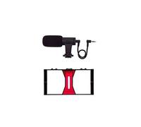 PULUZ Smartphone Kit de tournage de caméra Kit de prise de vue vidéo Rig vidéo + Microp vidéo pour la diffusion en extér