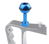 PULUZ® Support Adaptateur à Bille en Aluminium pour DJI Osmo Action, GoPro Hero7/6/5/5 Session /4 Session /4/3+/3/2/1, Xiaoyi et Autres caméras d'action Diamètre 2,5 cm, Bleu