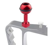 PULUZ® Support Adaptateur à Bille en Aluminium pour DJI Osmo Action, GoPro Hero7/6/5/5 Session /4 Session /4/3+/3/2/1, Xiaoyi et Autres caméras d'action Diamètre 2,5 cm, Rouge