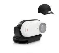 PULUZ Support de fixation magnétique pour appareil photo Insta360 GO3/GO2, pince à dégagement rapide, attache à la sangle du chapeau ou du sac à dos et angle réglable