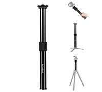 PULUZ Support d'extension pour Appareil Photo Reflex numérique - Tige d'extension en métal - Trépied - Monopode - Extension de cardan - Vis de 3/8" 1/4" - Tige d'extension télescopique - Pied