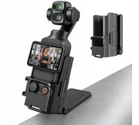 PULUZ Support magnétique avec Pied de Table pour DJI Osmo Pocket 4P / 4/3 | Support pliable et inclinable à 180°, avec griffe porte-accessoires, pour vlogs, usage sur table et fixation magnétique