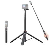 PULUZ Trépied invisible de 137 cm pour insta360 X3 X4 Ace Pro, tout en un Vlog Live Streaming Stand pour GoPro Hero 13 12 11 10 9 8 7 6 5, Brave 4,7, EK5000, EK7000 et autres caméras d'action