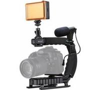 PULUZ U / C Forme portatif DV Support LED stabilisateur Studio Light vidéo