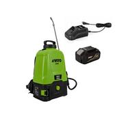 VITO -Pulvérisateur à Batterie 20V - 5bar 16L + Batterie Lithium 4Ah + Chargeur Végetaux Jardin toitures