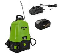 VITO -Pulvérisateur à batterie 20V - 5bar 16L + Batterie Lithium 4Ah + Chargeur Végetaux jardin toitures