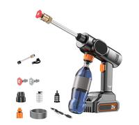 Pulvérisateur à batterie - Mode de buse de ventilateur haute pression, tige d'extension en métal | Corps imperméable intelligent, bouteille en mousse de 14,37 x 8,27 x 2,95 pouces, filtre