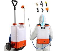 Pulvérisateur à dos 15 L - Pulvérisateur de jardin avec 094 PSI - Pulvérisateur haute pression pour l'entretien du jardin - Confortable et efficace