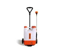 Pulvérisateur à dos alimenté par batterie avec roue réservoir 15L 0-94PSI