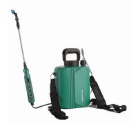 Pulvérisateur à dos électrique 6 L - Systèmes rechargeables - Sangle rembourrée réglable - Pour jardinage professionnel - Entretien des plantes - Pulvérisateur de jardin portable avec buses